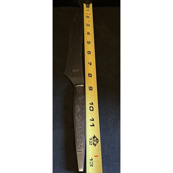 Vintage AS Stainless Chef Carving Knife Mid Century Modern Made In Japan - Picture 7 of 8